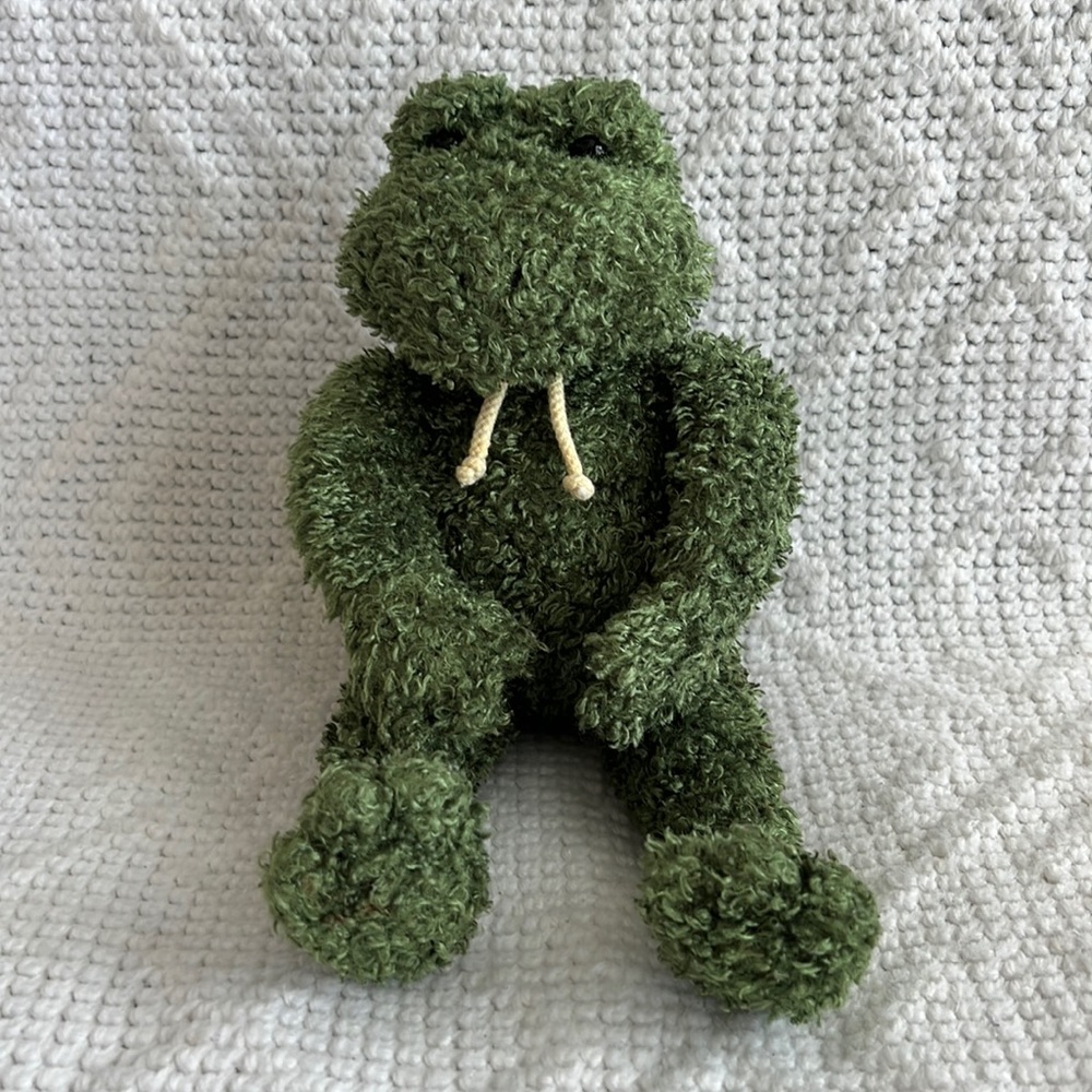 Gund Pongo the Frog Green Stuffed Animal Plush Toy 32000 Retired 14.5”